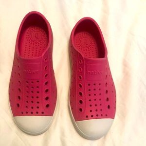 Pink native shoes size C11